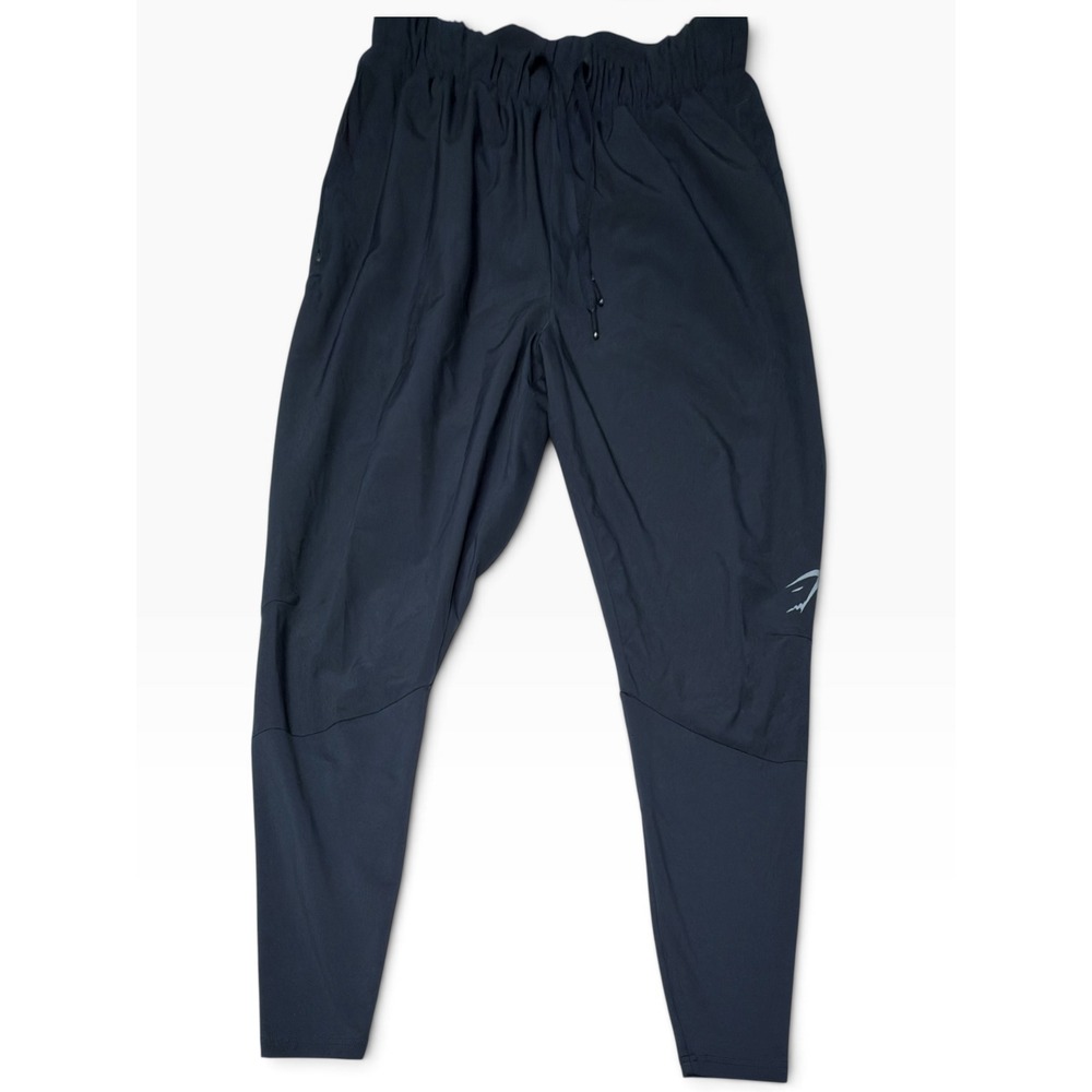 Gymshark Apex Hybrid Training Pants Black Tapered Joggers Womens Small T9